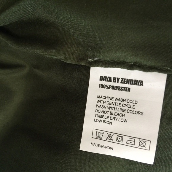 Daya by Zendaya Green Quilted Kimono Jacket - Picture 8 of 8